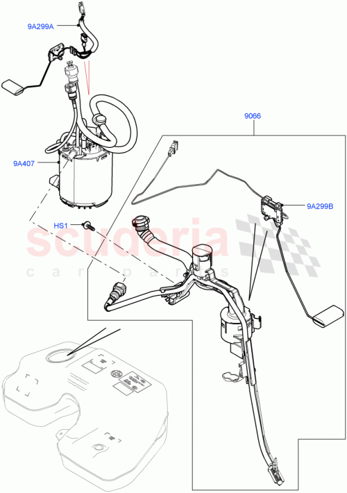 Part Diagram for Land Rover LR049992
