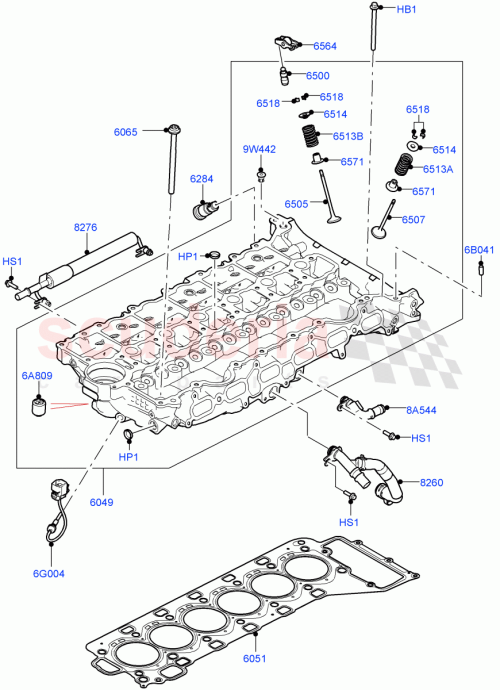 Part Diagram for Land Rover LR146779