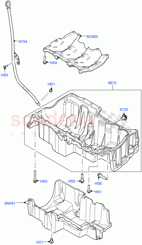 Part Diagram for Land Rover LR112111