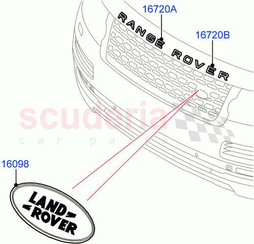 Part Diagram for Land Rover LR098115