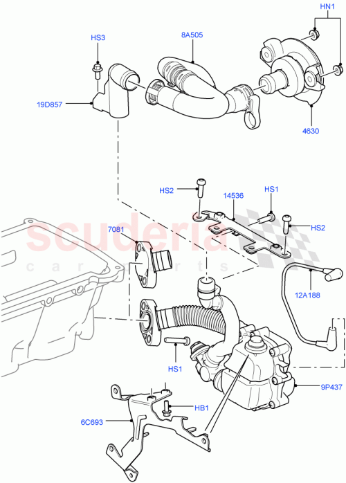 Part Diagram for Land Rover LR019309