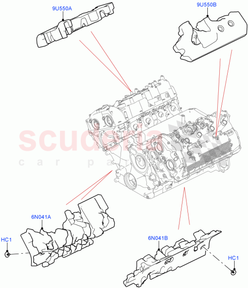 Part Diagram for Land Rover LR159850