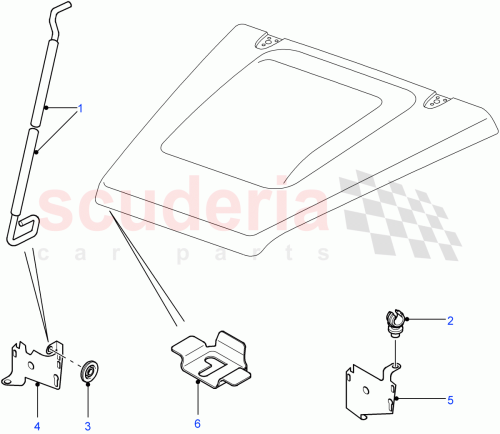 Part Diagram for Land Rover PRC3180