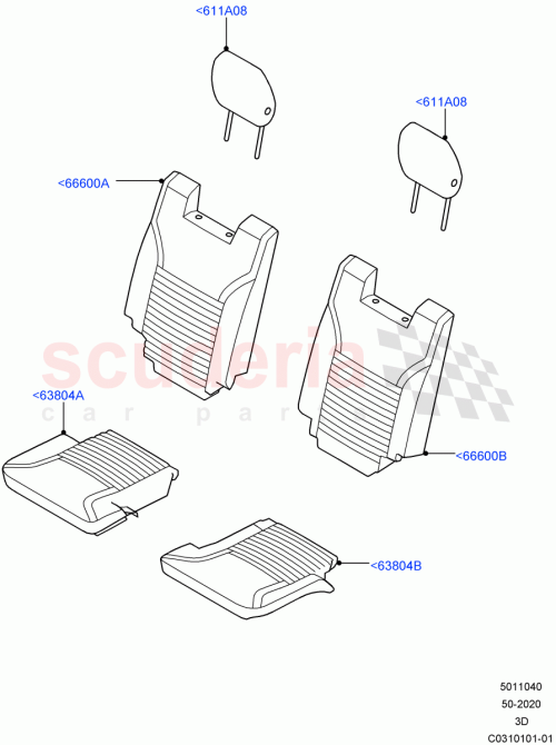 Part Diagram for Land Rover LR142955