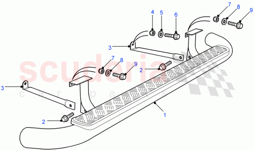 Part Diagram for Land Rover LR008381