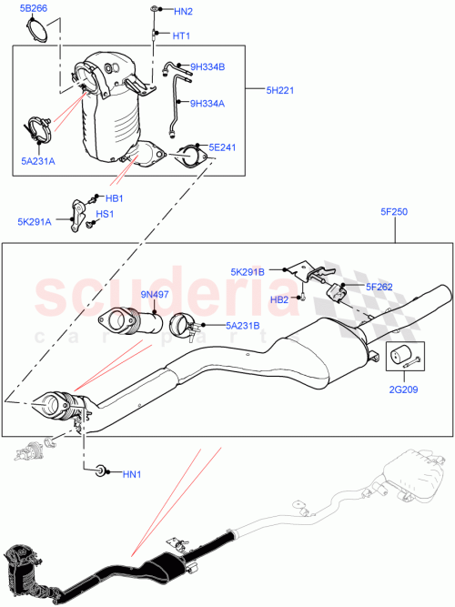 Part Diagram for Land Rover LR092894