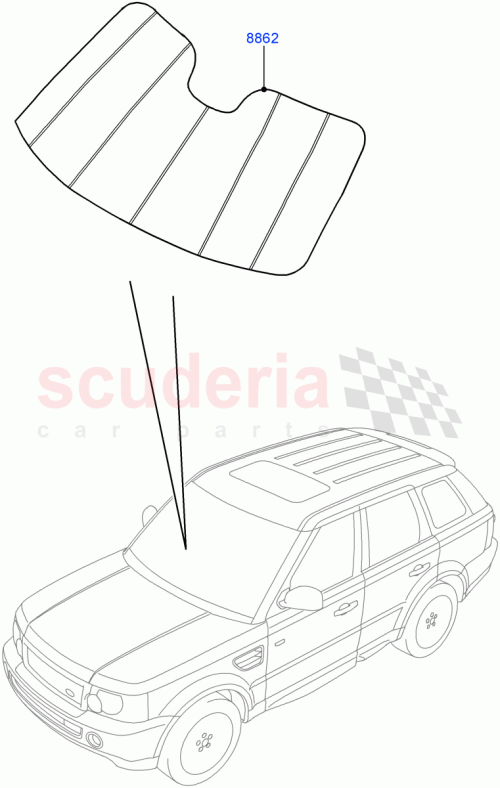 Part Diagram for Land Rover VPLFY0069