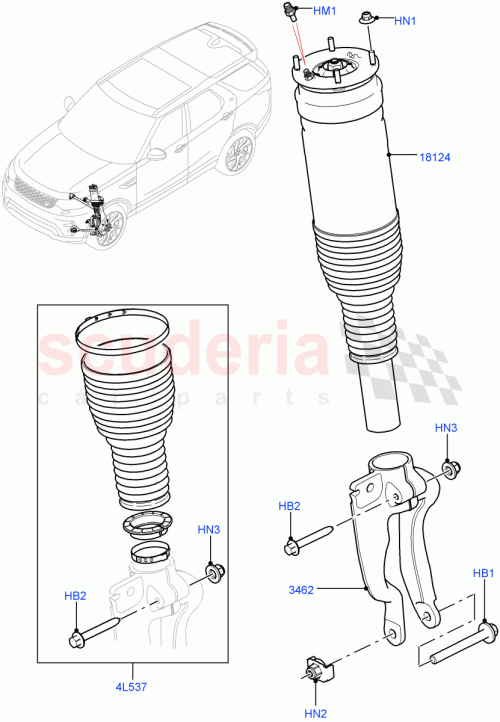 Part Diagram for Land Rover LR102250