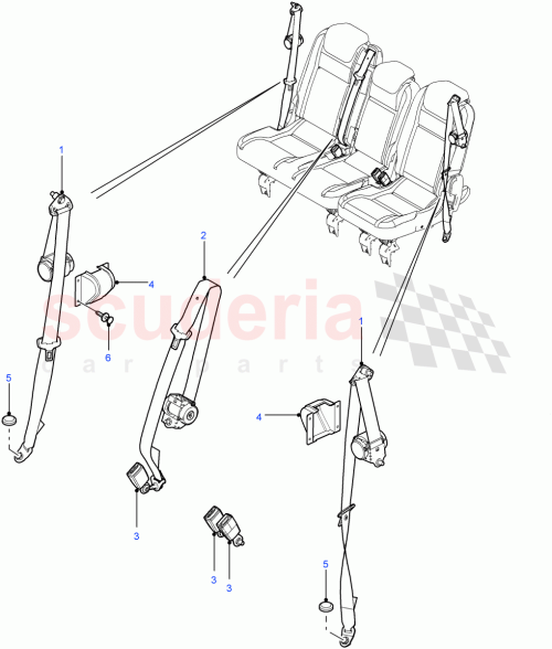 Part Diagram for Land Rover EVL501520PMA