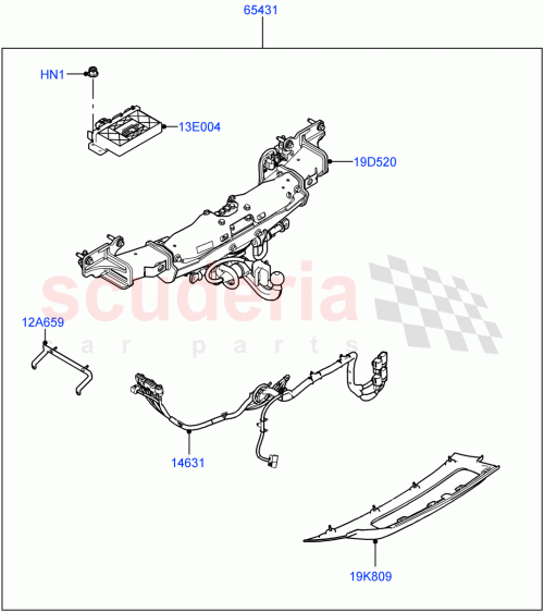 Part Diagram for Land Rover LR155008
