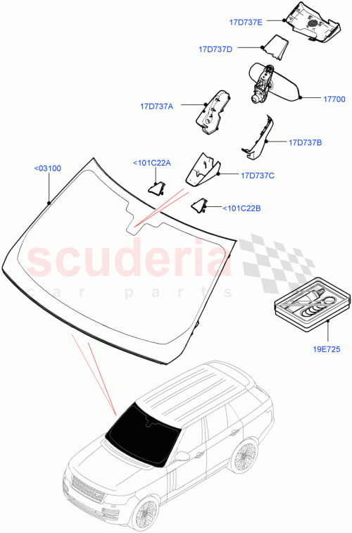 Part Diagram for Land Rover LR065985