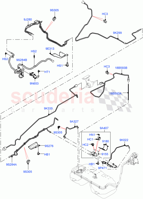 Part Diagram for Land Rover LR134392