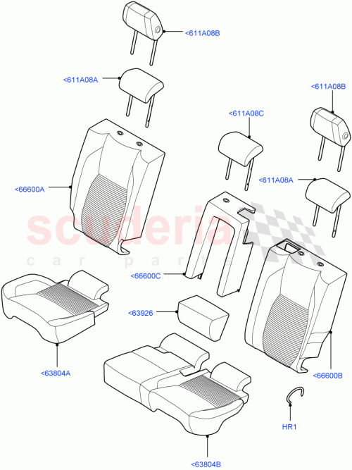 Part Diagram for Land Rover LR160140
