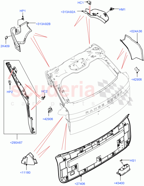 Part Diagram for Land Rover LR093412