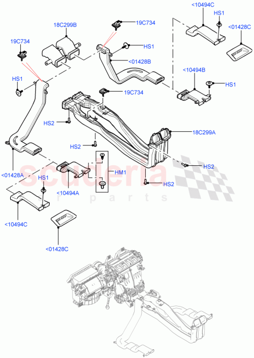 Part Diagram for Land Rover LR035932