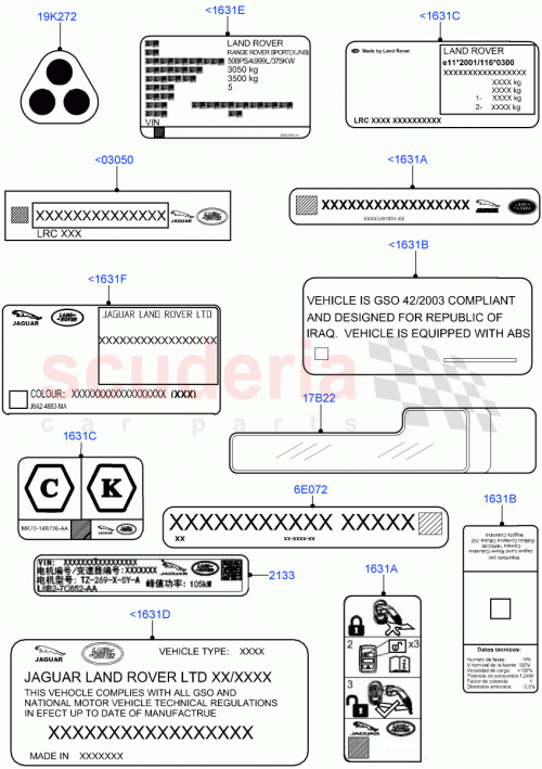 Part Diagram for Land Rover LR146683