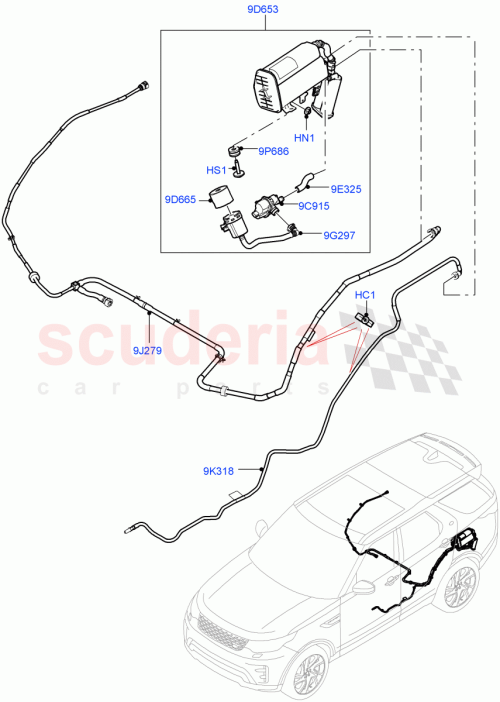 Part Diagram for Land Rover LR142082
