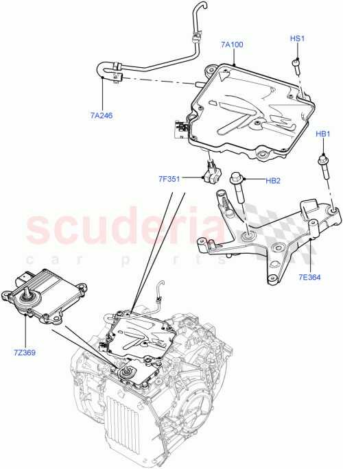 Part Diagram for Land Rover FB108086