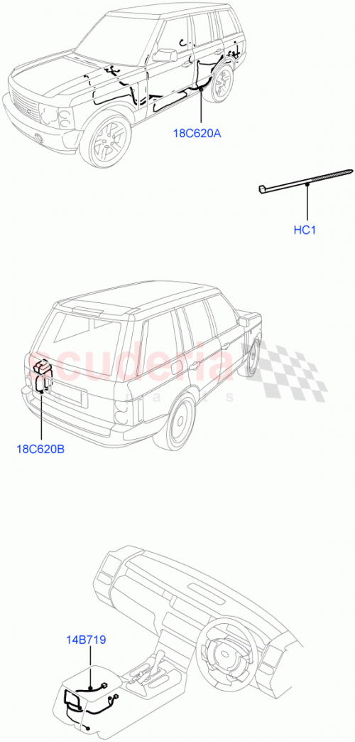 Part Diagram for Land Rover LR023106
