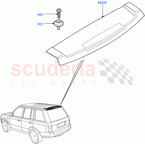 Part Diagram for Land Rover DYC000140