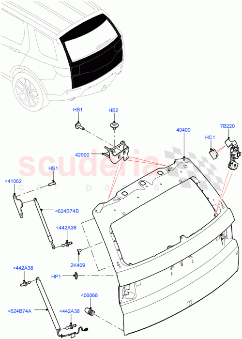 Part Diagram for Land Rover LR088323