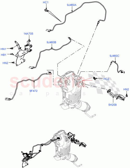 Part Diagram for Land Rover LR141645