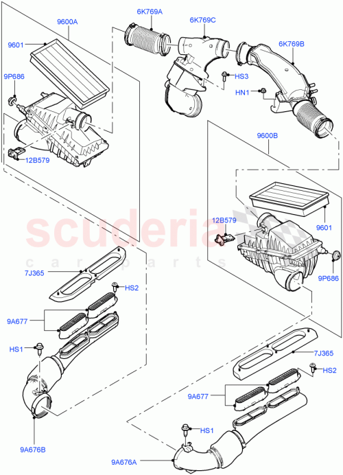 Part Diagram for Land Rover LR145209