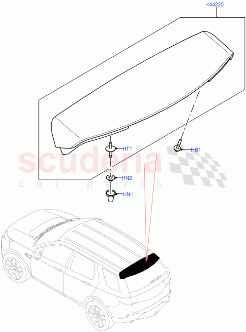 Part Diagram for Land Rover LR086820