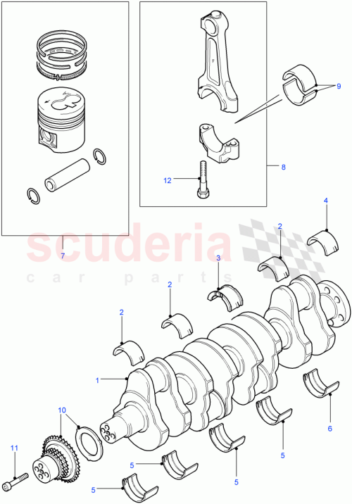 Part Diagram for Land Rover LR004400
