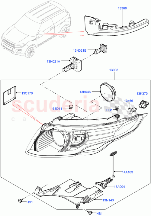 Part Diagram for Land Rover LR084160