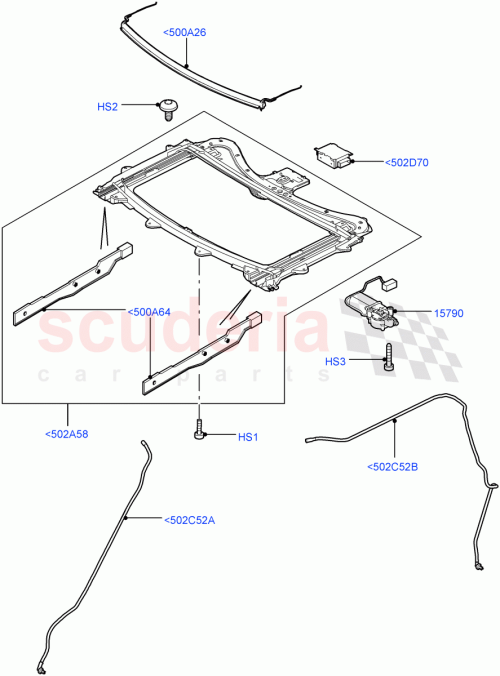 Part Diagram for Land Rover EEH500100