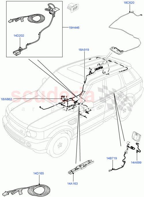 Part Diagram for Land Rover LR030530
