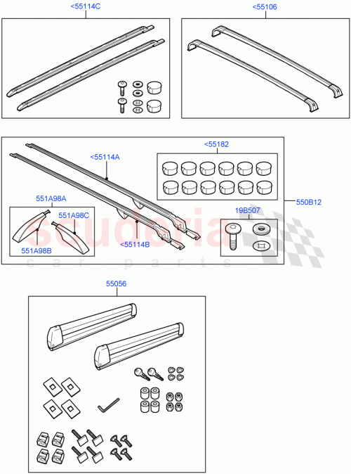 Part Diagram for Land Rover DBD500020PVJ