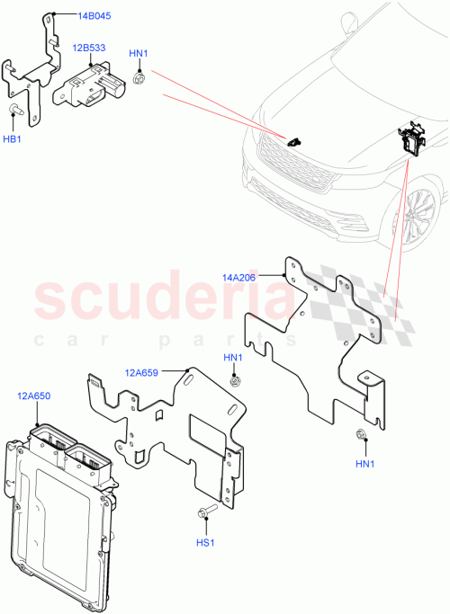 Part Diagram for Land Rover LR091852