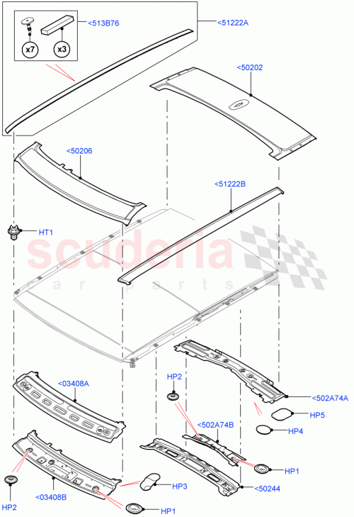 Part Diagram for Land Rover LR044274