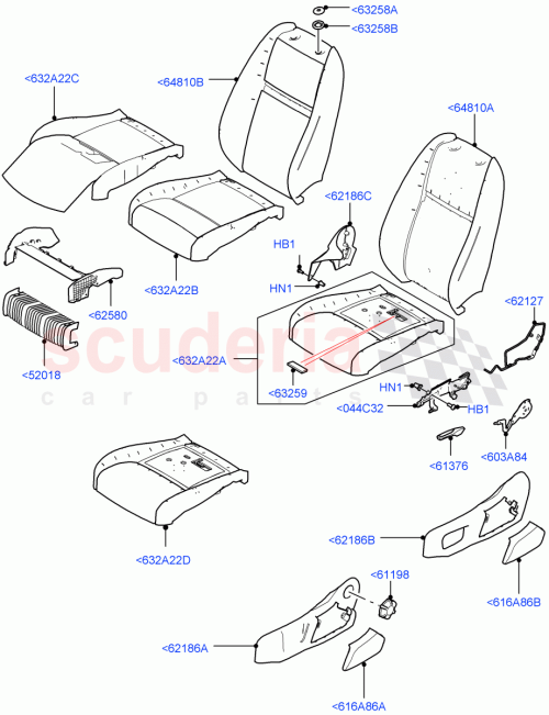 Part Diagram for Land Rover LR091168
