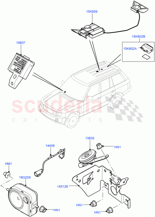 Part Diagram for Land Rover LR010919