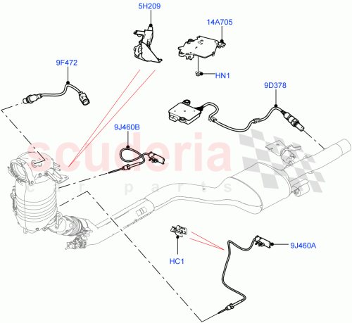 Part Diagram for Land Rover LR152665