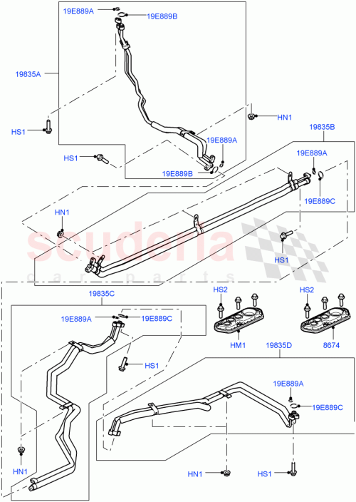 Part Diagram for Land Rover LR013852