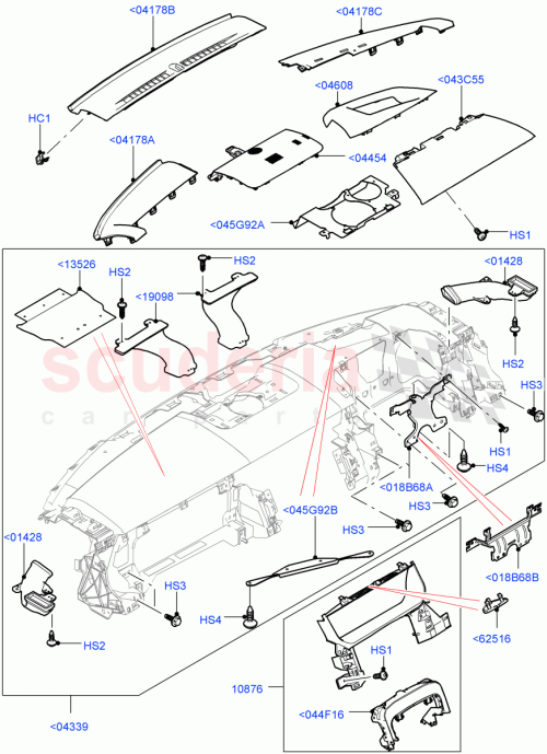 Part Diagram for Land Rover LR052936