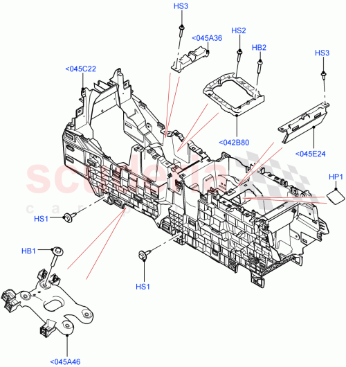 Part Diagram for Land Rover LR161214