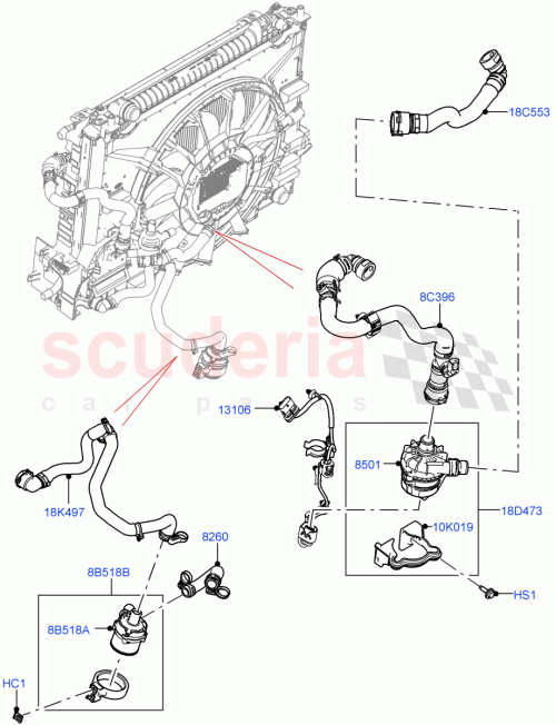 Part Diagram for Land Rover LR144706