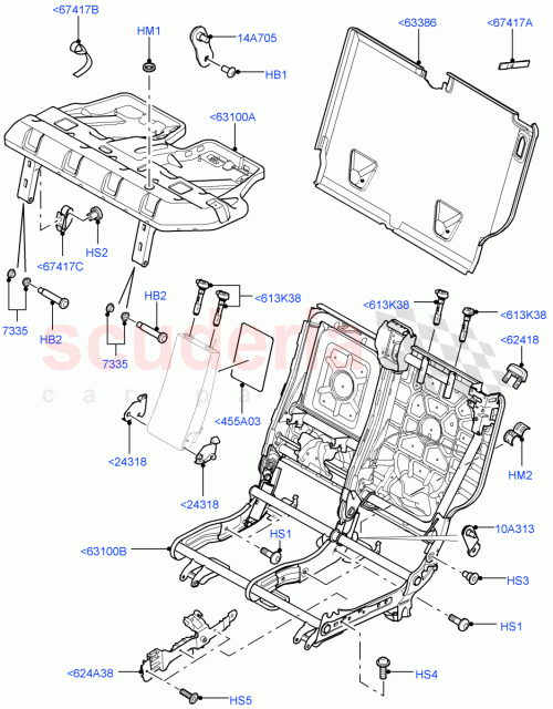 Part Diagram for Land Rover LR030210