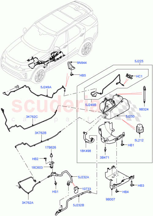 Part Diagram for Land Rover LR111541