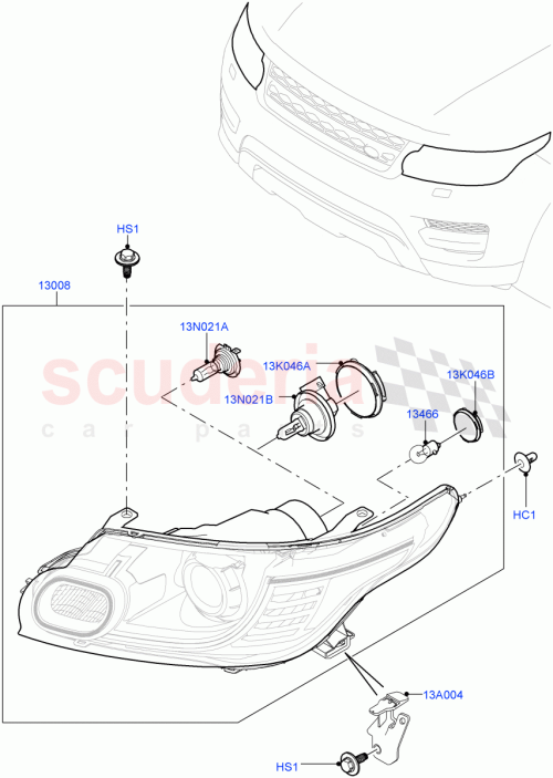 Part Diagram for Land Rover LR084147