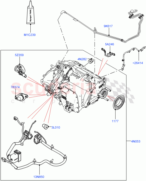 Part Diagram for Land Rover LR157835