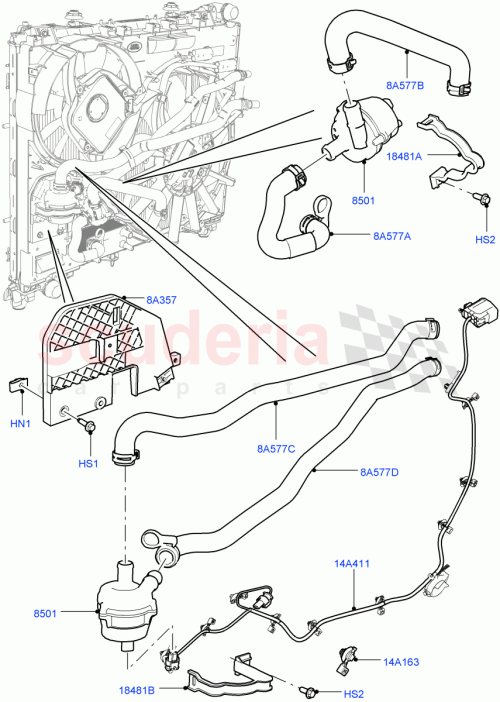 Part Diagram for Land Rover LR048861