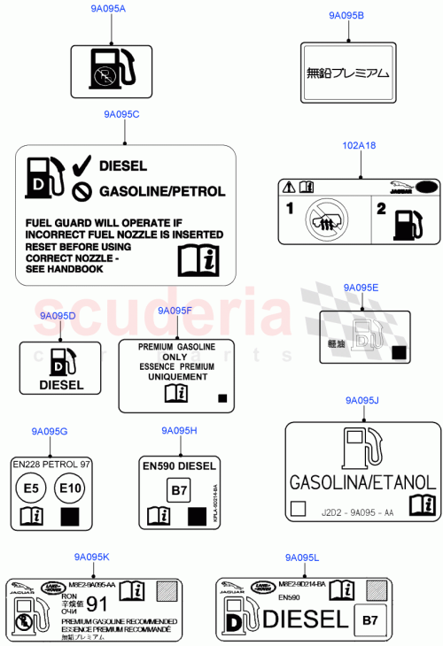 Part Diagram for Land Rover LR148838