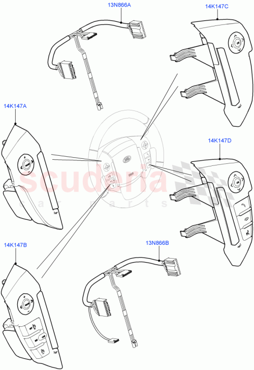 Part Diagram for Land Rover LR050909